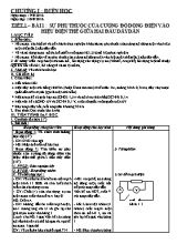 Giáo án Vật lý Lớp 9 - Chương trình cả năm - Năm học 2016-2017